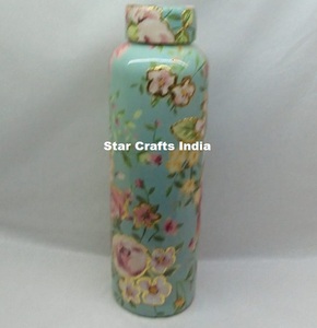 แท็บเล็ต ayurveda ประโยชน์ชุดขวดน้ำทองแดงโบราณขวดน้ำทองแดง1อัน (1L) - Product Image 5