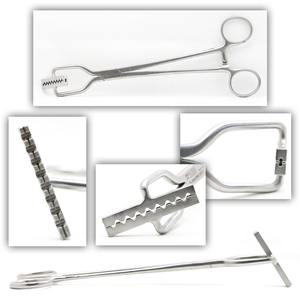 คีมหนีบหนีบแบบมีสายรัดสำหรับถอนฟันทำจากสแตนเลส - Product Image 5