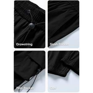 Pantalon cargo décontracté tendance pour homme 2026, coupe droite, ajustée, écologique, léger, 100% coton, poches personnalisables - Product Image 6