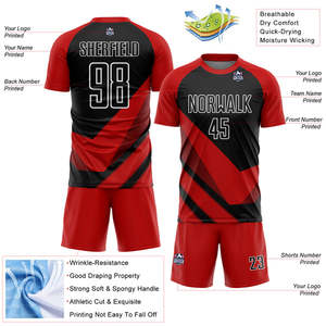 ชุดกีฬาฟุตบอลแบบพรีเมียมชุดทีมฟุตบอลแบบกำหนดเองชุดกีฬาสำหรับสโมสรโรงเรียนลีกการฝึกซ้อมและการแข่งขัน - Product Image 5