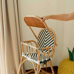 La silla alta para niños de ratán más vendida tiene bandeja de comida, silla alta artesanal para niños, Vietnam, sala de Estar, comedor, dormitorio - Product Image 3