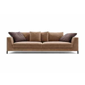 Lauris Modern Upholstered <b>Sofa</b> with Removable <b>Covers</b> | Contemporary Living Room & Hospitality <b>sofa</b> | Designer interiors couch - Product Image 1