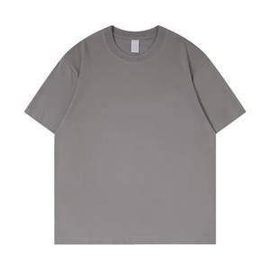 Tallas grandes transpirable fuera del hombro 100% algodón en blanco al por mayor personalizado de alta calidad de gran tamaño unisex de alta calidad camisetas de los hombres - Product Image 2