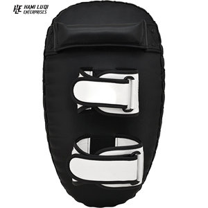 Muay Thai Arts Martial Focus Mitt Punching Target Pad Logotipo personalizado e impresión Cuero de vaca Premium de alta calidad - Product Image 4