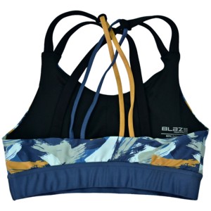 Venta caliente diseño personalizado y Logo Mujeres Fitness Workout Set de alta calidad de impresión por sublimación Niñas Running Spandex Sujetador deportivo - Product Image 2