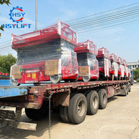 Plateforme élévatrice à ciseaux électrique autopropulsée CE 320 kg 6 m 8 m 10 m 12 m pour centre de distribution