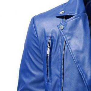 Chaqueta de cuero PU de Diseño de Moda de temporada de invierno al aire libre diseño personalizado con capucha chaqueta de cuero de hombre para hombre - Product Image 4