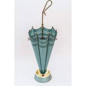 Soporte de paraguas de aspecto llamativo único hecho de Metal de calidad superior de diseñador inspirado en arte vintage rústico de proveedor indio - Product Image 2