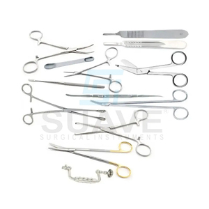 El mejor proveedor de instrumentos quirúrgicos para cirugía básica, juego de 14 usos en el hospital por SUAVE SURGICAL INSTRUMENTS - Product Image 1