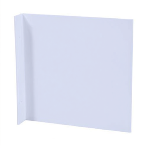 Panneau de signalisation blanc vierge L148xW148 mm pour présentoirs en aluminium, en plastique - Product Image 3