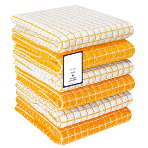 Avior Industries Vente en gros Serviettes de cuisine 100% coton de haute qualité doux par lot de 3 pcs 4 pcs 6pcs à bas prix - Product Image 1
