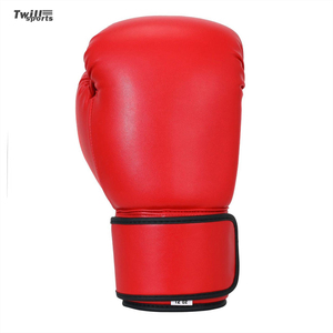 Guantes de boxeo de cuero de alta calidad para artes marciales-Marca TWILL SPORTS, colores y logotipo personalizados ligeros y de dedo completo - Product Image 1