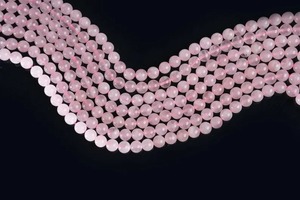 AAA พลอยหินสีชมพูแท้จากกุหลาบธรรมชาติลูกปัดเรียบขนาด6มม. 8มม. 10มม. 15.5 "ได้รับการรับรองจากบุคคลที่สามสำหรับการทำเครื่องประดับ - Product Image 5