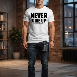 T-shirt pour homme de haute qualité, 100% coton, coupe classique, respirant, écologique, vêtements streetwear tendance, prix de gros - Product Image 3