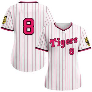 Gran oferta de ropa deportiva de Hip Hop de secado rápido con estampado de sublimación personalizada para hombres, mujeres y niños, camisetas de béisbol personalizadas - Product Image 2