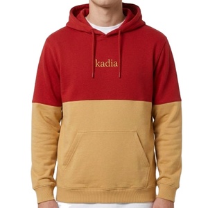 Sudadera con capucha de alta calidad, mezcla de algodón y forro polar, extragrande, para hombre, ecológica, con bordado sólido y diseño personalizado. - Product Image 1