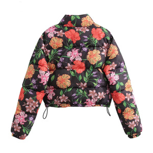 Veste matelassée pour homme en toile imprimée par transfert thermique sur mesure, col montant, Pakistan, imperméable, à capuche, pour l'hiver - Product Image 2