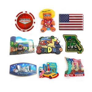 Nouveaux Aimants de Réfrigérateur Personnalisés en Résine 3D, Souvenirs des Villes des États-Unis, Aimants de Voyage pour Réfrigérateur, Cadeaux Touristiques des États, Fabrication OEM ODM, Vente en Gros - Product Image 4