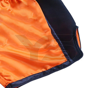 Pantalones Cortos de Muay Thai de Poliéster/Seda Estampados Personalizados de Alta Calidad, Secado Rápido, Ligeros, Servicio OEM al por Mayor para Adultos - Product Image 3
