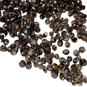 Listo para enviar Natural 2-2,5 MM Fancy Round Loose Faceted LB Diamond - Product Image 1
