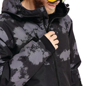 Combinaison de ski d'hiver pour homme avec veste et pantalon coupe-vent Ensemble de vêtements de sport de plein air imperméables avec fermeture à glissière - Product Image 2