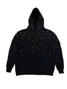 Customise Hot Selling High Quality New Blank <b>Pullover</b> 100% Cotton Hoodie Custom Diamond Rhinestone Hoodie <b>For</b> <b>Men</b> - Product Image 5