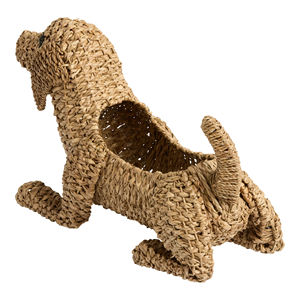 ตะกร้าหญ้าทะเลรูปทรงสุนัขทำด้วยมืออุปกรณ์จัดระเบียบของตกแต่งบ้านและห้องสำหรับเด็กทำจากเวียดนาม - Product Image 4