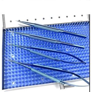 Micro ciseaux en titane, pince porte-aiguille 4 pièces 16cm Instruments de micro-chirurgie - Product Image 5