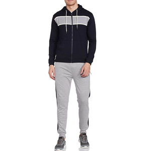 Survêtement homme slim fit uni simple de haute qualité à prix bas OEM, survêtement zippé d'hiver pour homme - Product Image 1