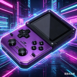 Consola de juegos portátil retro GAMINJA con resolución de 640*480, 3,5 pulgadas, batería recargable de 3000mAh, sistema Linux, consola de juegos portátil - Product Image 6