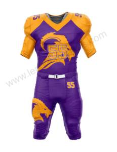 Uniforme de fútbol americano de último diseño Uniforme de fútbol americano juvenil a precio al por mayor - Product Image 5