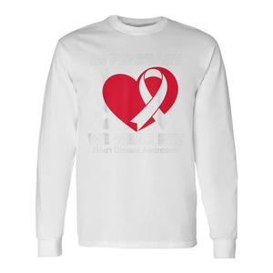 Maglietta a Maniche Lunghe per la Consapevolezza sulle Malattie Cardiache (CHD) a Gennaio: Indossa il Rosso per la Promozione della Consapevolezza sulla Salute - Product Image 1