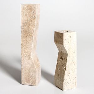 Portacepillos de Dientes de Piedra Travertino, Elegante Organizador de Baño Natural, Accesorio de Mármol Moderno y Minimalista, Hecho a Mano de Primera Calidad - Product Image 3