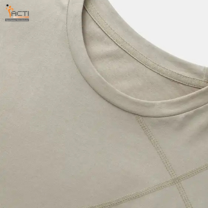 T-shirt pour hommes 100% coton col rond personnalisé OEM Logo personnalisé couleur Design T-shirt pour hommes vente en gros - Product Image 6