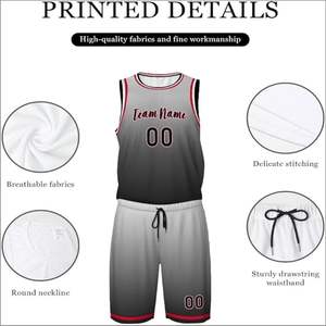 เสื้อบาสเก็ตบอลสำหรับทุกเพศเสื้อกีฬาโพลีเอสเตอร์ระบายอากาศได้ดีไซส์ใหญ่พิเศษสำหรับนักศึกษา - Product Image 5