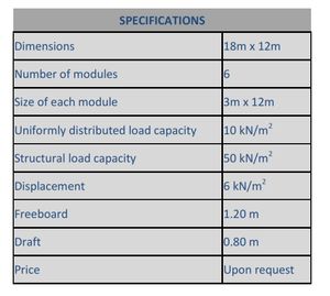 Ponton modulaire personnalisé en PRF de qualité supérieure ou barge pour diverses activités nautiques - Product Image 5