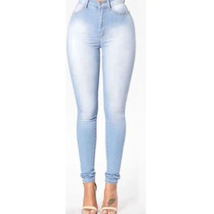 Jeans skinny pour femmes, taille haute, denim, jeans grande taille pour femmes, jeans pour femmes, mode, pantalon en denim extensible mince - Product Image 3