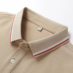 Directo de fábrica personalizado 100% algodón para polos para hombres Jersey transpirable de manga corta para ropa de trabajo ropa deportiva Servicio OEM - Product Image 5