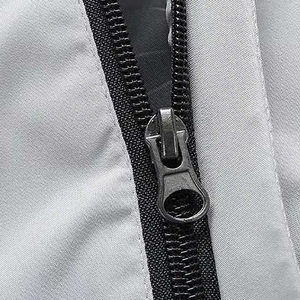 Chaqueta Cortavientos con Capucha para Hombre, 100% Nailon, Impermeable, Resistente al Viento, Ecológica, Transpirable, Protección UV, Ligera - Product Image 4