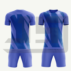 Tenue de match de football personnalisée 100 % polyester respirante et légère, ensemble maillot et short pour clubs, académies et tournois - Product Image 4