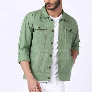 Nouvelle arrivée d'usine veste d'hiver à manches longues pour hommes veste en jean personnalisée en gros pour hommes - Product Image 1