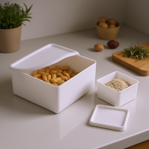 Burkle GmbH All-Purpose Square Storage <b>Boxes</b> with Ergonomic Handle for Easy Operation - Product Image 3