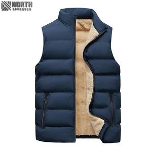 Hommes hiver chaud polaire gilet décontracté sans manches veste élégant hommes bouffants gilets personnalisé hommes mode - Product Image 5