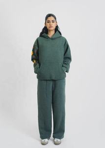 Conjunto Deportivo Informal de Algodón de Alta Calidad con Sudadera con Cremallera y Pantalones Deportivos para Entrenamiento y Running, Traje de Entrenamiento Resistente para Exteriores - Product Image 3