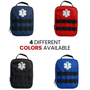 Kit di Pronto Soccorso Professionale Portatile con Tracolla Regolabile, Borsa Medica Vuota in Poliestere Resistente all'Acqua - Product Image 5