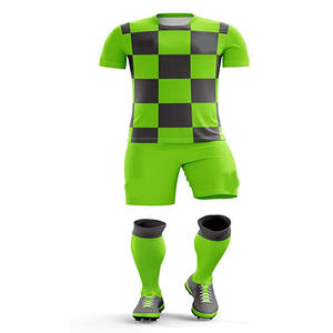 Hot Sale Top Design Custom Polyester Single Jersey Material Soccer Uniform - Product Image 1