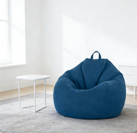 Fauteuil paresseux haut de gamme, assise épaisse et durable, fauteuil pouf antidérapant, pour terrasse extérieure