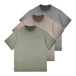 Heavyweigh <b>Mens</b> Acid Washed Oversized Drop Shoulder T <b>Shirts</b> Loose Fit Tees <b>Shirts</b> with High And Premium Quality 300 GSM - Product Image 1