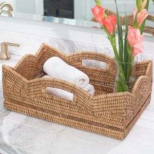 Bandeja de mimbre de la mejor calidad, vendedor superior de Alibaba, bandeja organizadora de hogar y cocina al por mayor hecha en India - Product Image 3