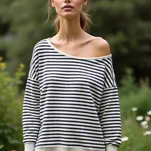 เสื้อสเวตเตอร์ผู้หญิงแขนยาวพิมพ์ลายซับลิเมชันสำหรับใส่วิ่งชุดกีฬา - Product Image 4